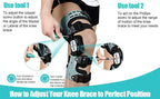 Adjustable Knee Support Brace for Medial & Lateral Stability
