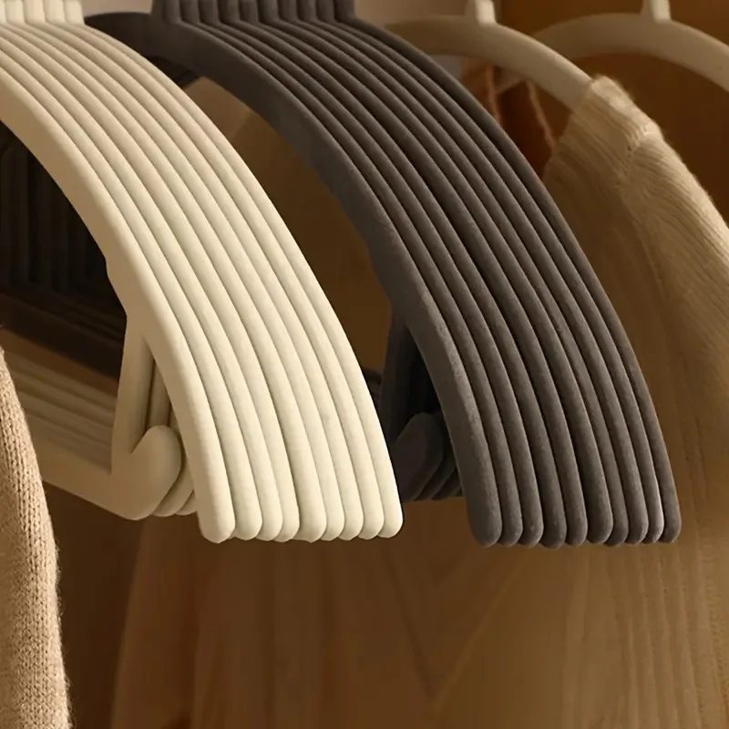 Slimline Closet Organizer Hangers Anti‑Slip Set of 10
