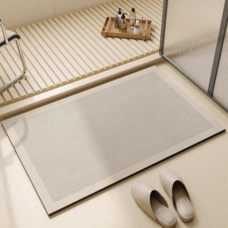 Quick Dry Bath Mat Non Slip Super Absorbent Bathroom Floor Mat - Image 4