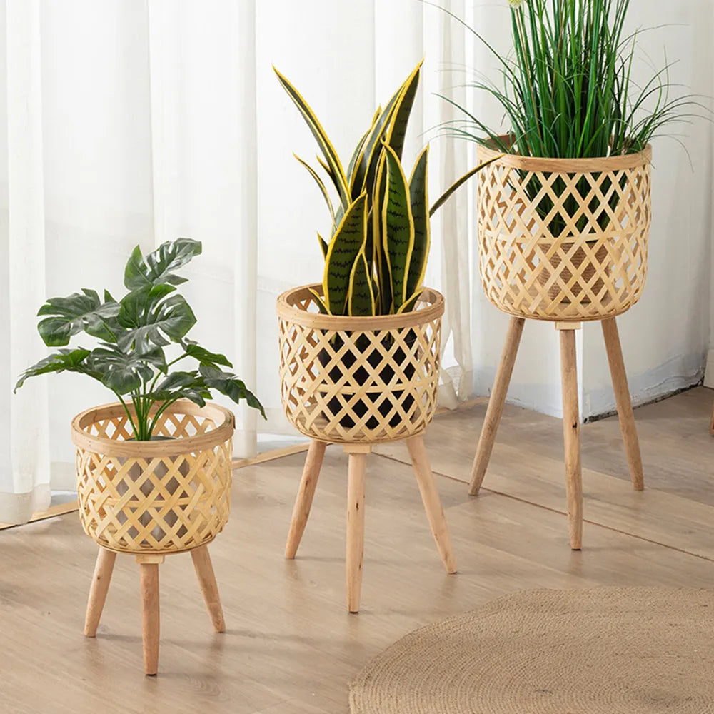 Elegant Plant Pots Display Stand