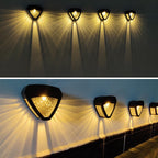 Egyptian Inspired Solar Wall Lamp
