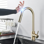 Touch Control Kitchen Tap Pull-Out Spout for Easy Use