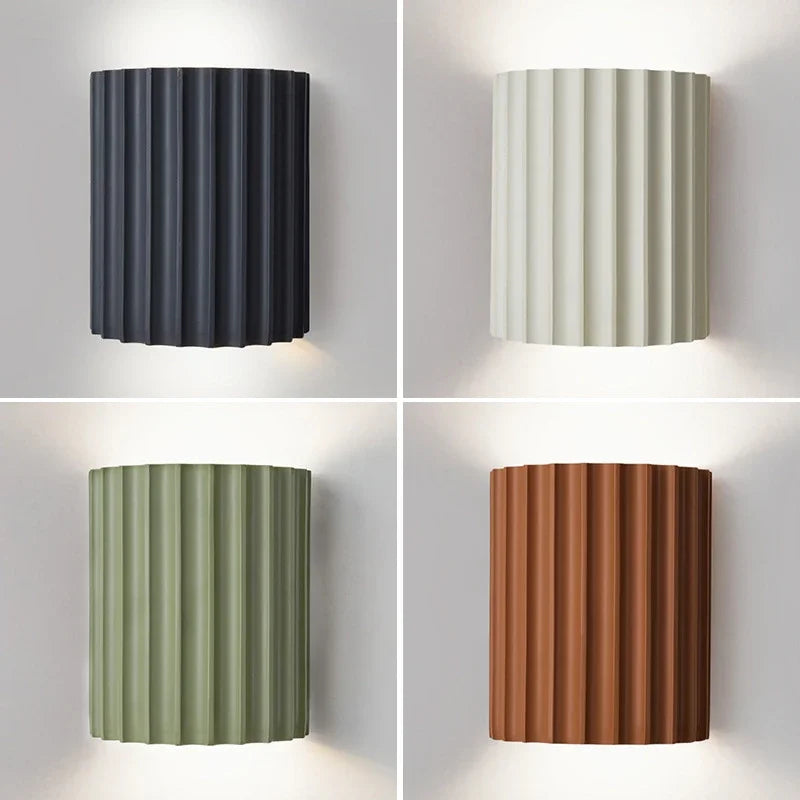 Modern Wall Sconce Nordic Resin Indoor Wall Light Ambient Bedroom Lamp