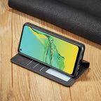 Leather Wallet Phone Case Magnetic Flip Closure - Image 2