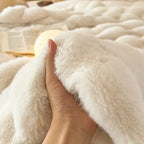 Reversible Bubble Pattern Blanket Cozy All-Season Home Throw