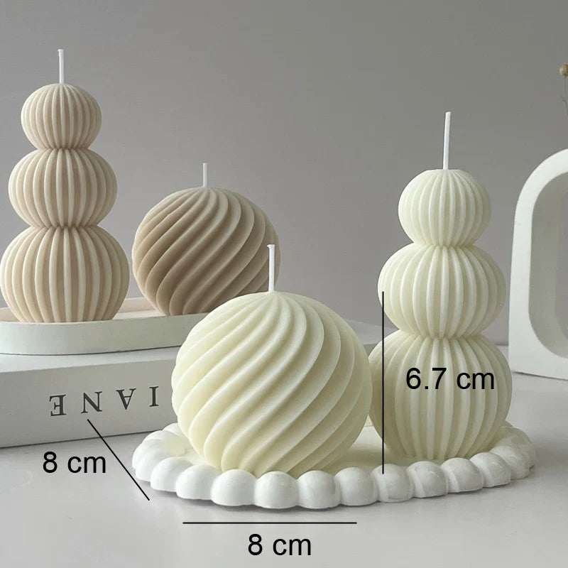 Auralithis - Creatieve Geometrische Geurkaars Golfbal Design Decoratie - Image 7