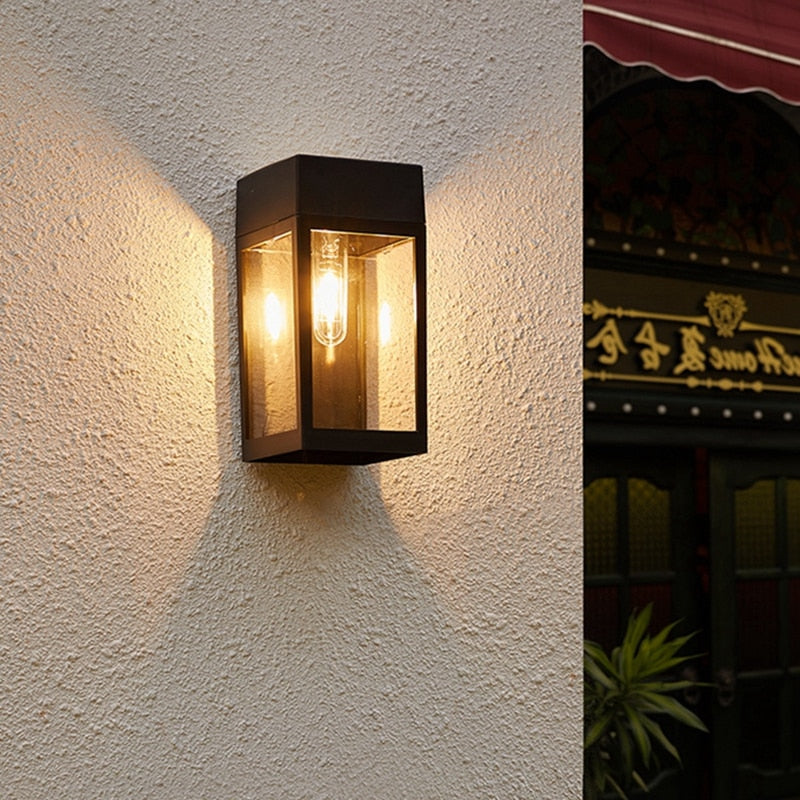 Weatherproof Solar Wall Lamp for Outdoors