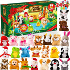 24 Piece Mini Plush Stuffed Animal Advent Calendar
