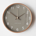 Scandinavian Style Wall Clock with Easy-Read Dial