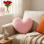 Roselinde – Roze Hart Sierkussen 30x40CM - Image 4