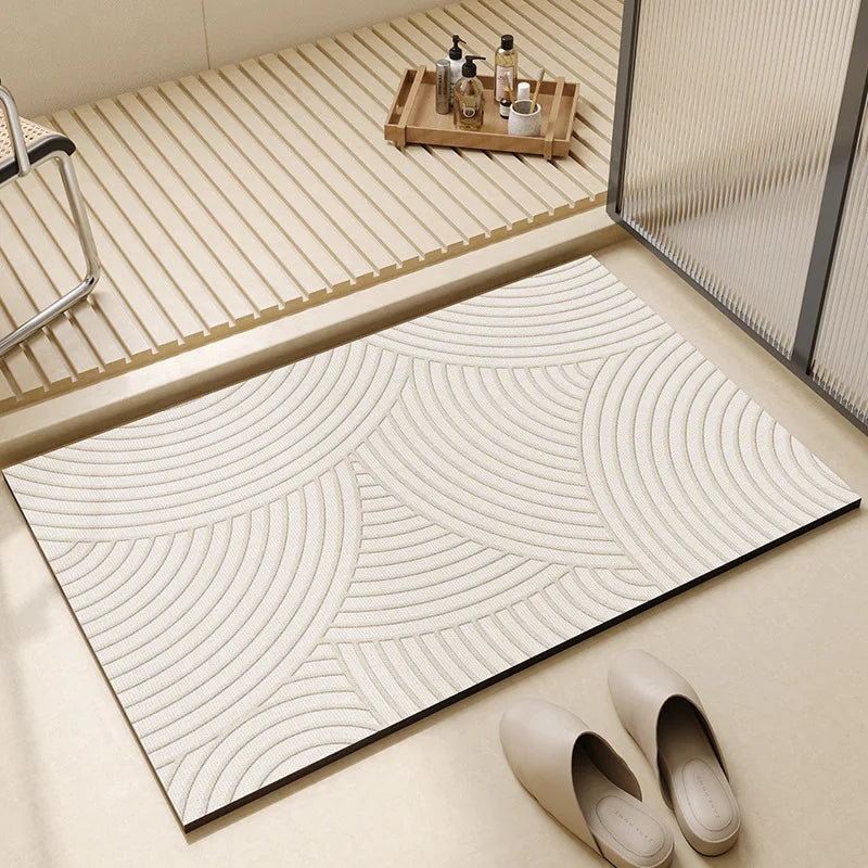 Quick Dry Bath Mat Non Slip Super Absorbent Bathroom Floor Mat - Image 2