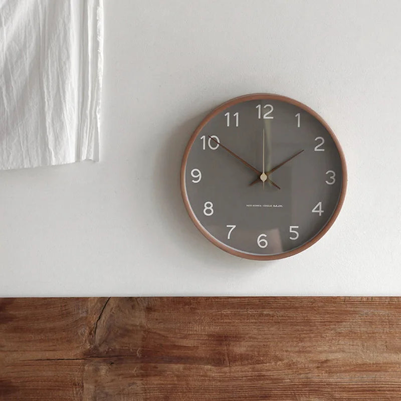 Scandinavian Style Wall Clock with Easy-Read Dial