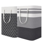 Laundry Hamper 75L Foldable Waterproof Fabric Clothes Basket Handles - Image 8
