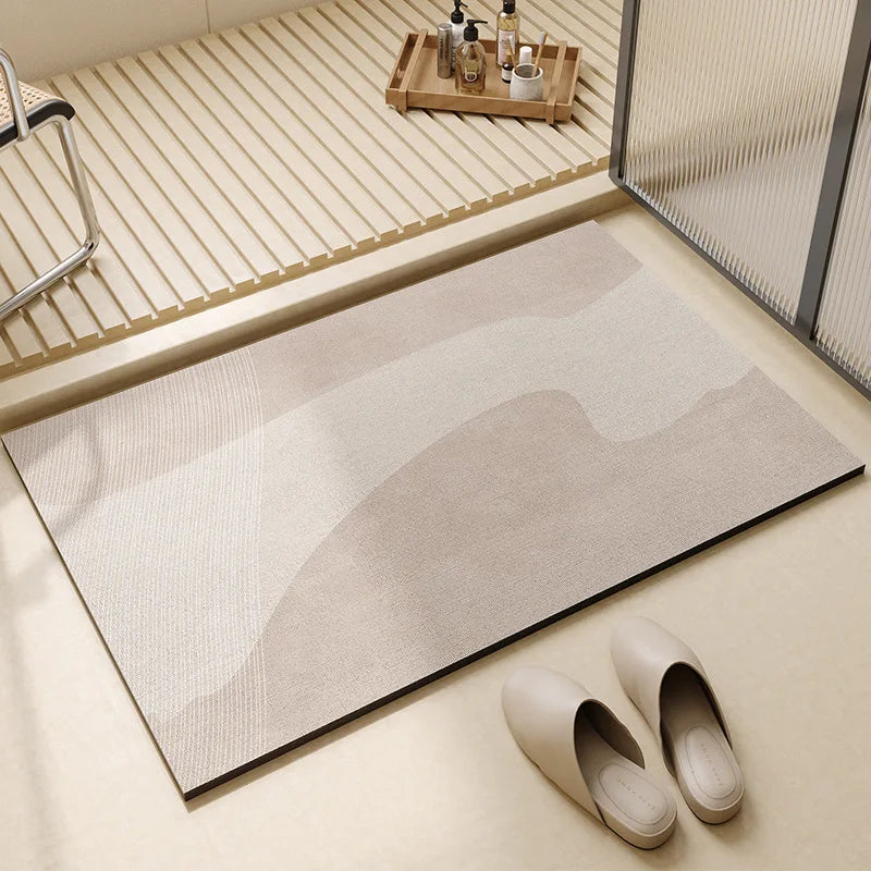 Quick Dry Bath Mat Non Slip Super Absorbent Bathroom Floor Mat - Image 3