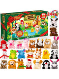 24 Piece Mini Plush Stuffed Animal Advent Calendar - Image 7