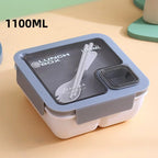 Leak Proof Bento Lunch Box Cutlery Microwave Safe Meal Prep Container - Image 13