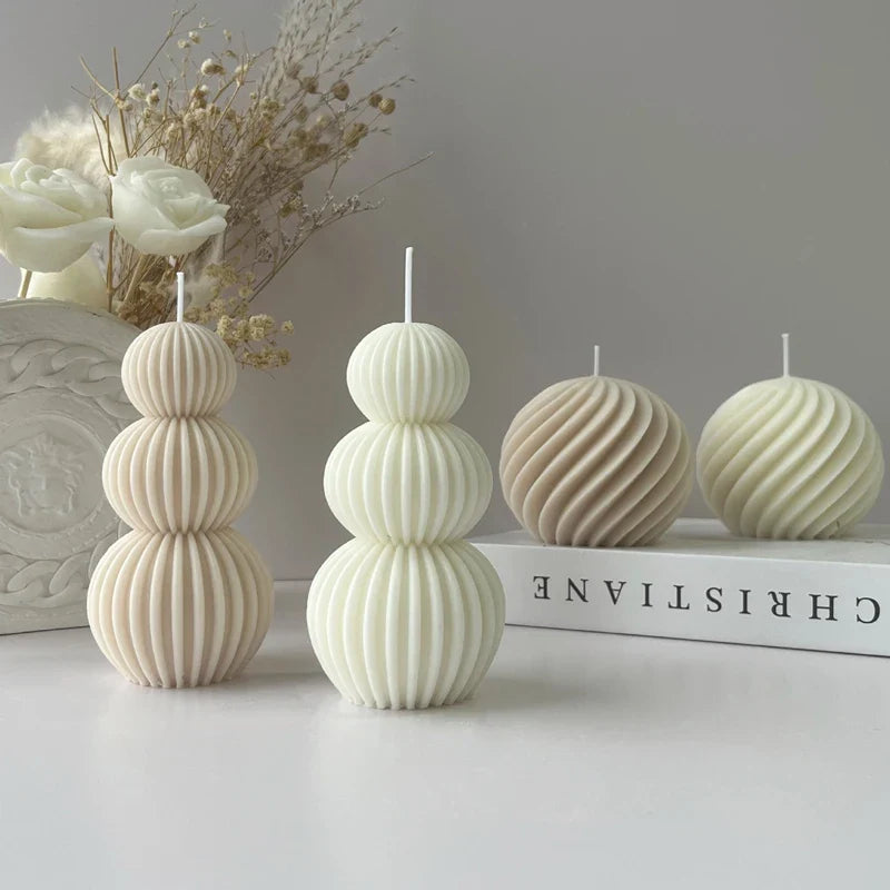 Auralithis - Creatieve Geometrische Geurkaars Golfbal Design Decoratie - Image 5