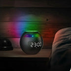 Digital Alarm Clock with Bluetooth Speaker LED Mood Lighting