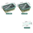 Leak Proof Bento Lunch Box Cutlery Microwave Safe Meal Prep Container - Image 6