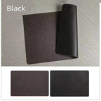Faux Leather Placemats Waterproof Heat Resistant Double Sided Dining Table Mats - Image 9