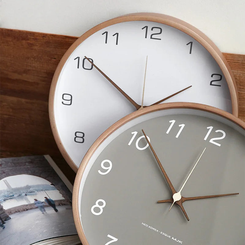 Scandinavian Style Wall Clock with Easy-Read Dial