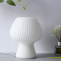 Modern Minimalist Mushroom 1-Light Glass Table Lamp For Bedside - Image 9