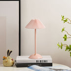 Lunvra - Brass Fabric Cone Table Lamp - Image 4