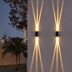 Sleek Water Resistant Outdoor LED Wall Light
