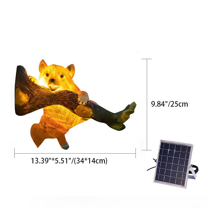 Artistic Solar Bird Outdoor Lights - Garden Animal Sculpture LED Lamp