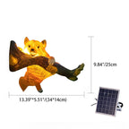 Artistic Solar Bird Outdoor Lights - Garden Animal Sculpture LED Lamp