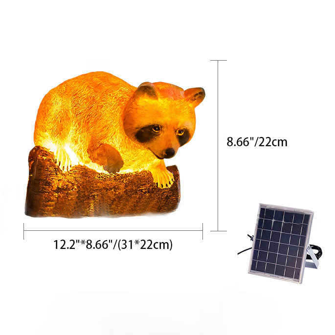Artistic Solar Bird Outdoor Lights - Garden Animal Sculpture LED Lamp