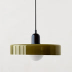 Contemporary Art Deco Pendant Light Colorful Glass Hanging Lamp