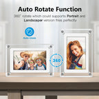 Portable Digital Photo Frame Acrylic IPS Display Rechargeable Home Decor - Image 7