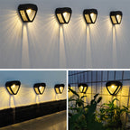 Egyptian Inspired Solar Wall Lamp