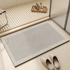 Quick Dry Bath Mat Non Slip Super Absorbent Bathroom Floor Mat