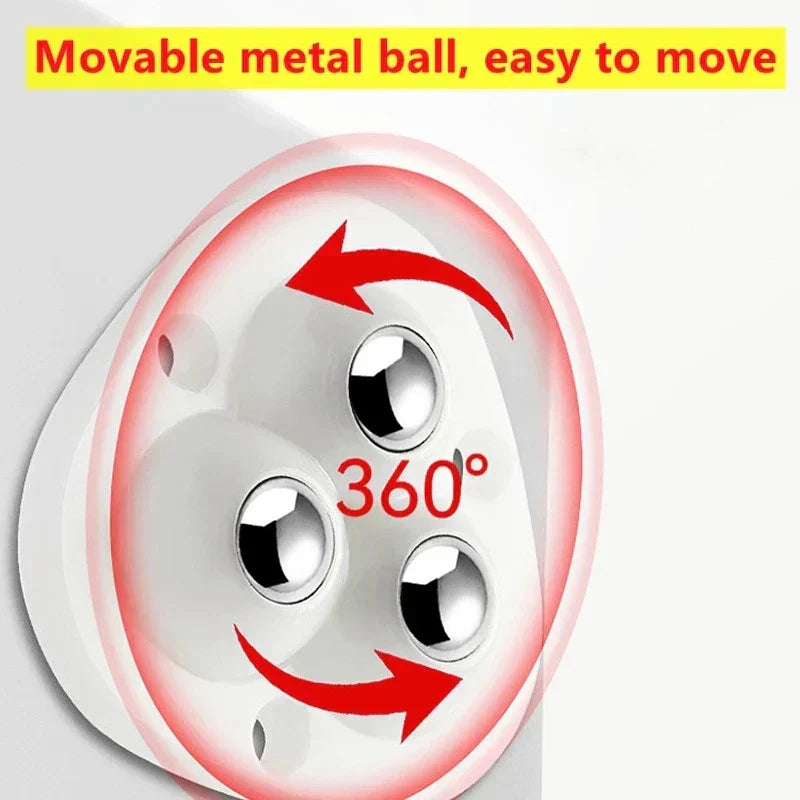 4 Piece Self Adhesive Caster Wheels 360 Degree Swivel - Image 6