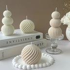 Auralithis - Creatieve Geometrische Geurkaars Golfbal Design Decoratie