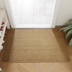 Outdoor Doormat Faux Jute Non Slip Entryway Rug Durable Front Door Mat