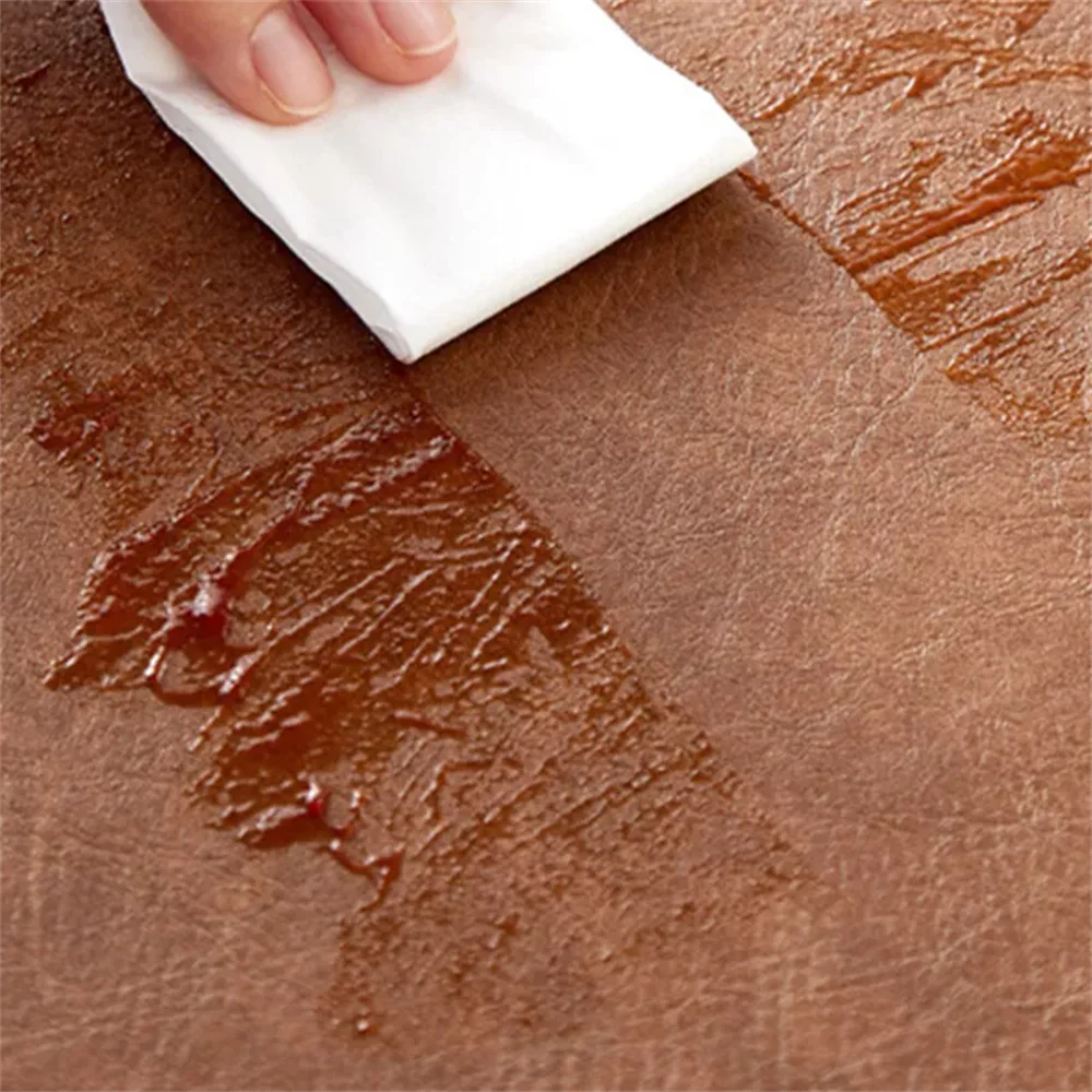 Faux Leather Placemats Waterproof Heat Resistant Double Sided Dining Table Mats - Image 5