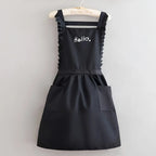 Waterproof Apron Women Floral Restaurant Gardening Work Uniform - Image 7