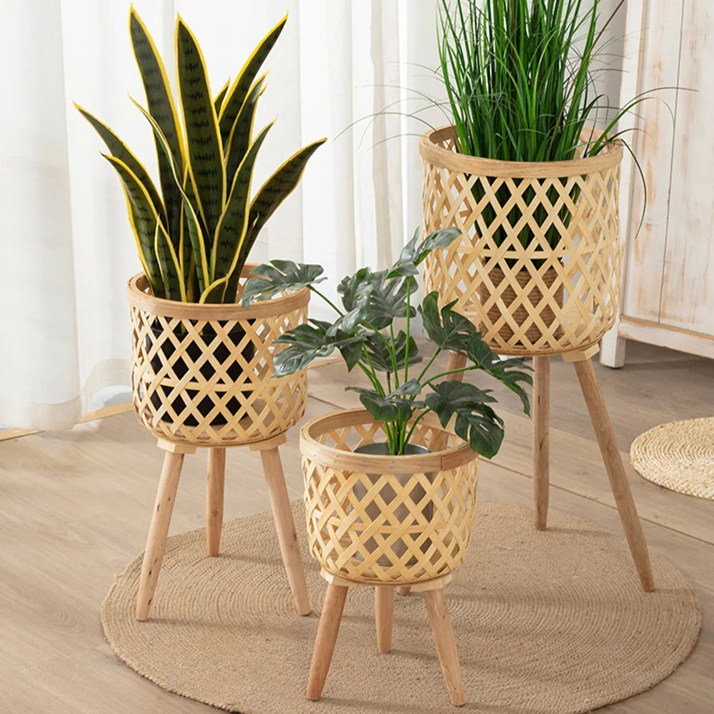 Elegant Plant Pots Display Stand