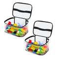Toy Storage Bag Large Capacity Mesh Organizer Puzzle Block Holder - Image 3
