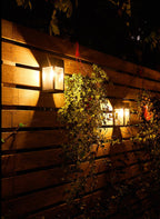 Weatherproof Solar Wall Lamp for Outdoors