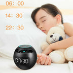 Digital Alarm Clock with Bluetooth Speaker LED Mood Lighting
