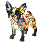Colorful Dog Figurine Table Lamp Playful Artistic Home Décor