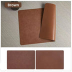 Faux Leather Placemats Waterproof Heat Resistant Double Sided Dining Table Mats - Image 11