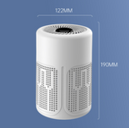 Compact Air Purifier Allergies Pet Hair Dust Quiet Bedroom Home