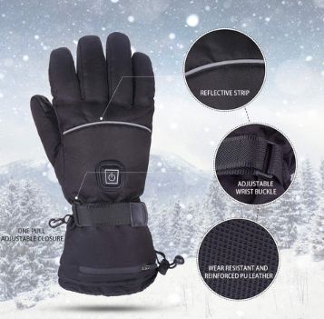 Adjustable Warming Gloves with Quick Heat Function