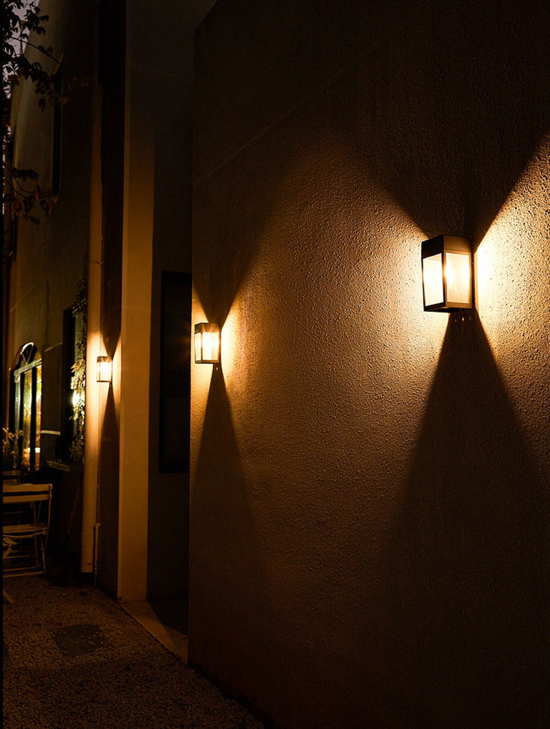 Weatherproof Solar Wall Lamp for Outdoors