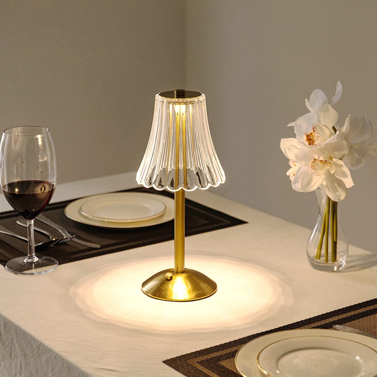 Golden Crystal Table Lamp - Image 6